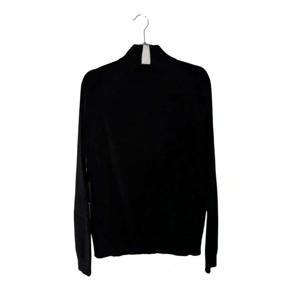 Karllagerfeld Men’s CHENILLE FULL ZIP SWEATER